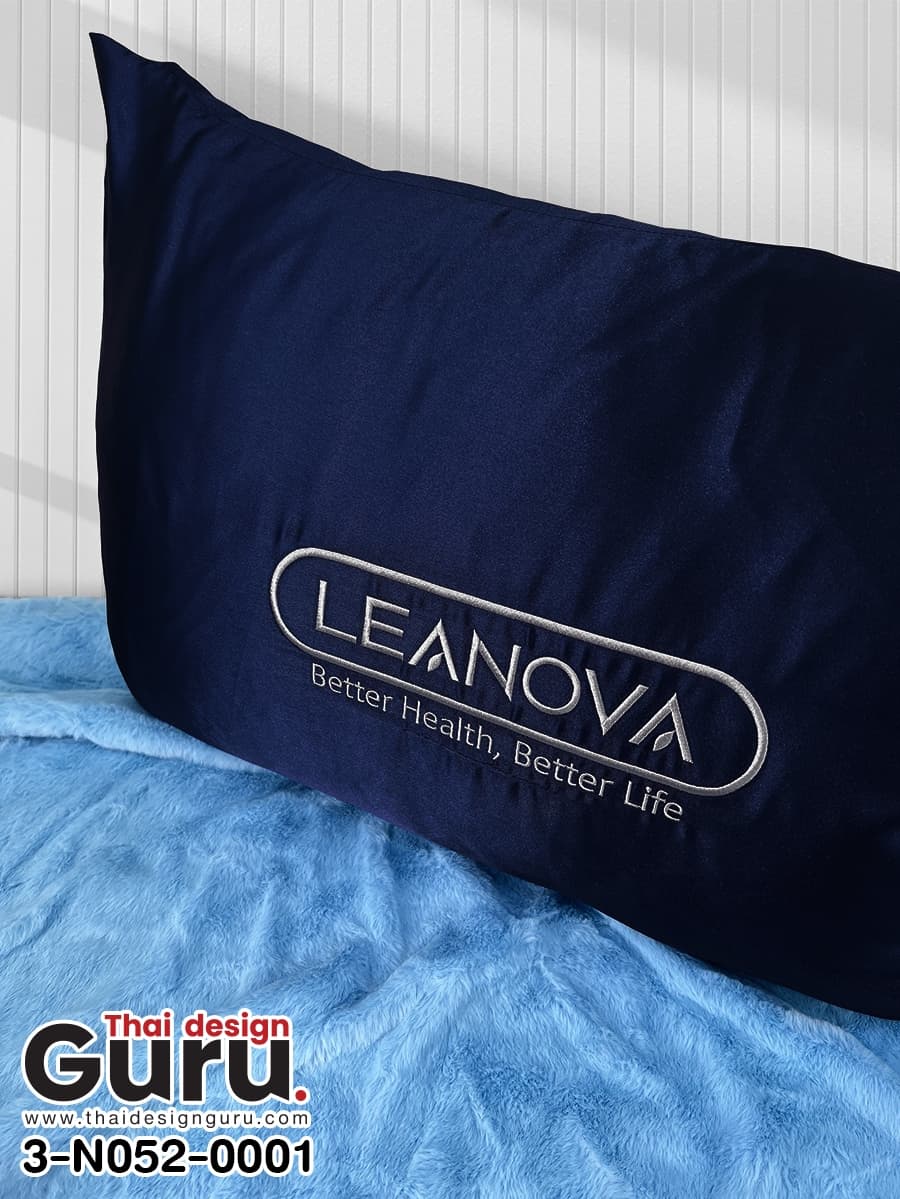 ถุงผ้าหูรูดสีน้ำเงิน