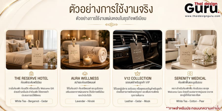 แผ่นหอม Luxury