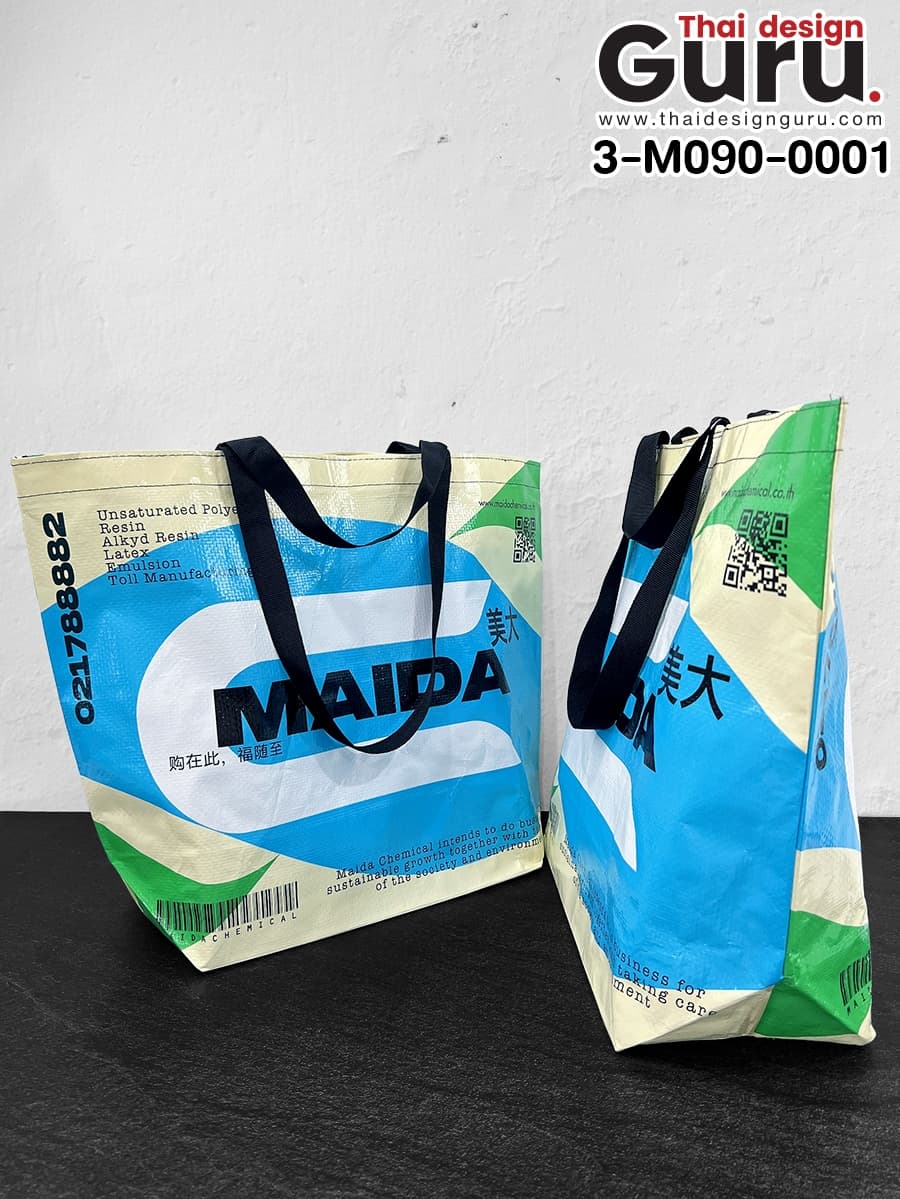 กระเป๋าผ้ากระสอบสกรีนลาย