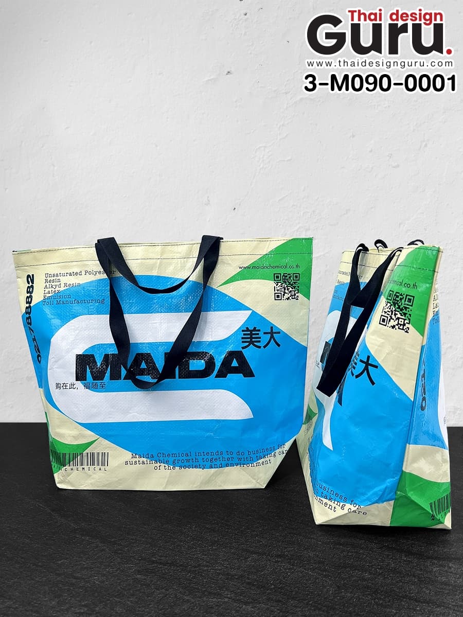 กระเป๋าผ้ากระสอบสกรีนลาย