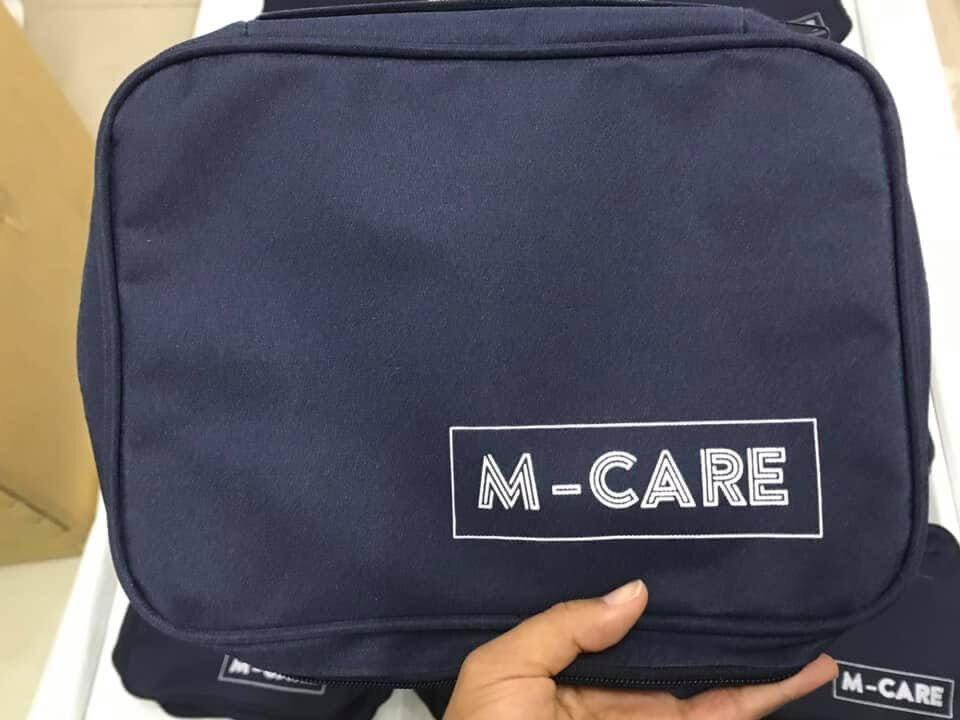 ทำกระเป๋าผ้า 600D ใส่เครื่องสำอาง ของ M care