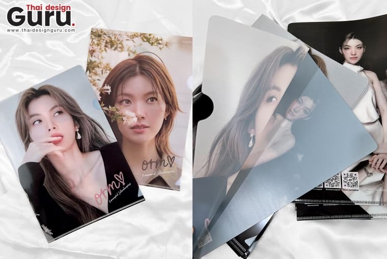 แฟ้มใส่เอกสาร สกรีนลาย แฟ้มใส่เอกสาร