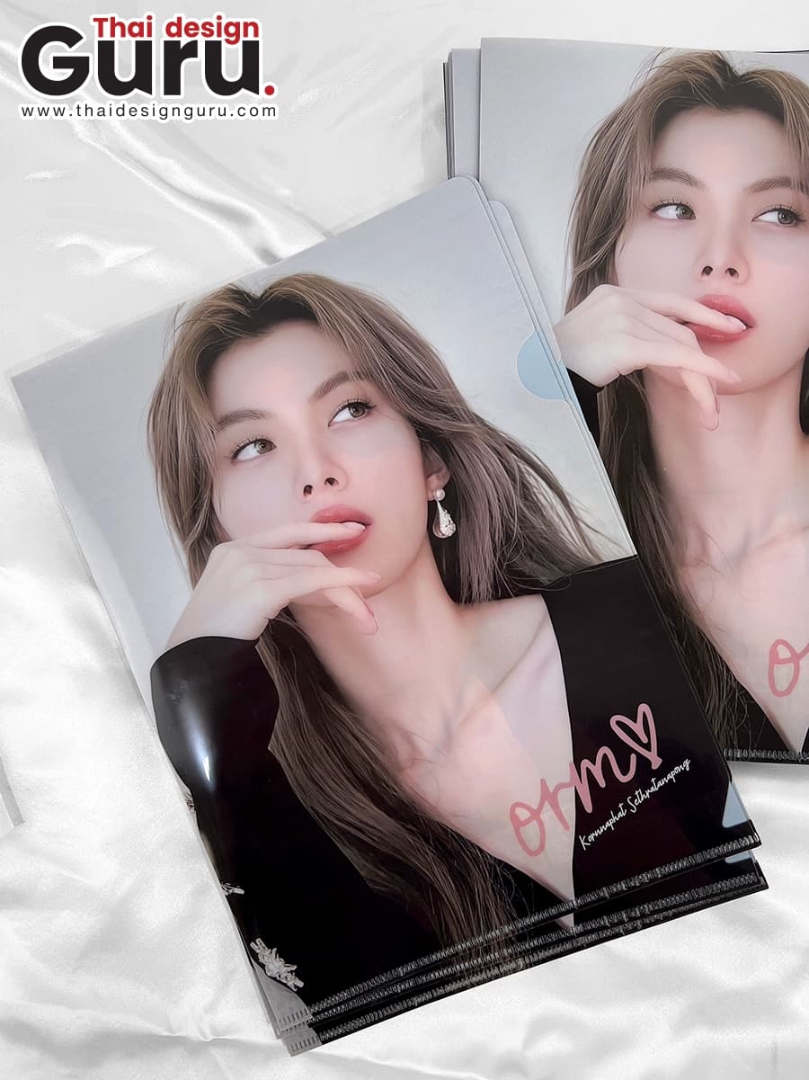 แฟ้มใส่เอกสาร สกรีนลาย แฟ้มใส่เอกสาร