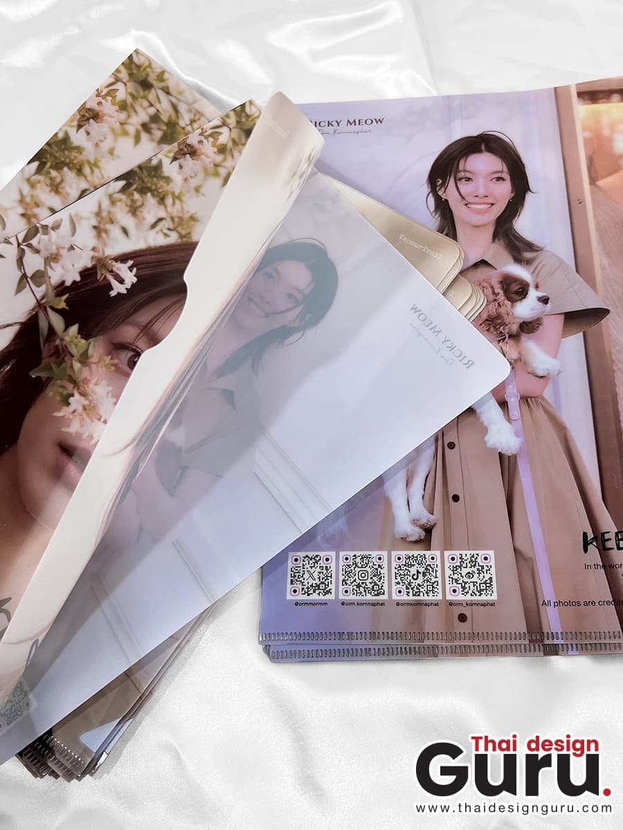 แฟ้มใส่เอกสาร สกรีนลาย แฟ้มใส่เอกสาร