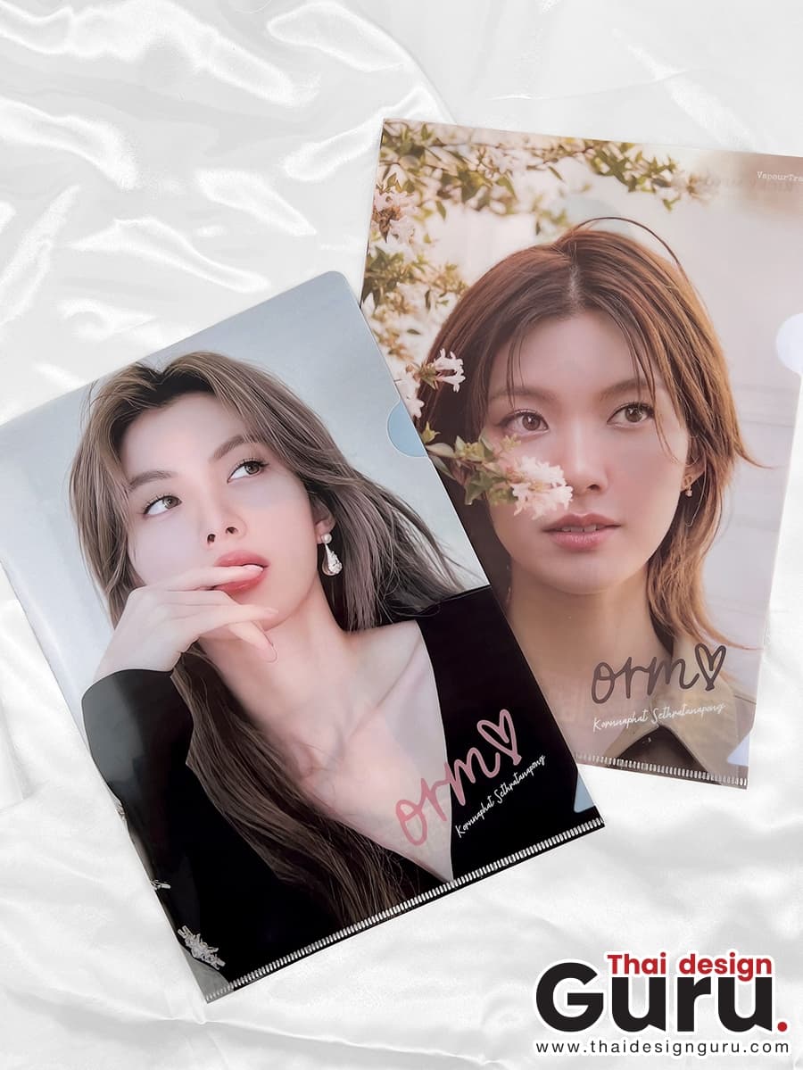 แฟ้มใส่เอกสาร สกรีนลาย แฟ้มใส่เอกสาร