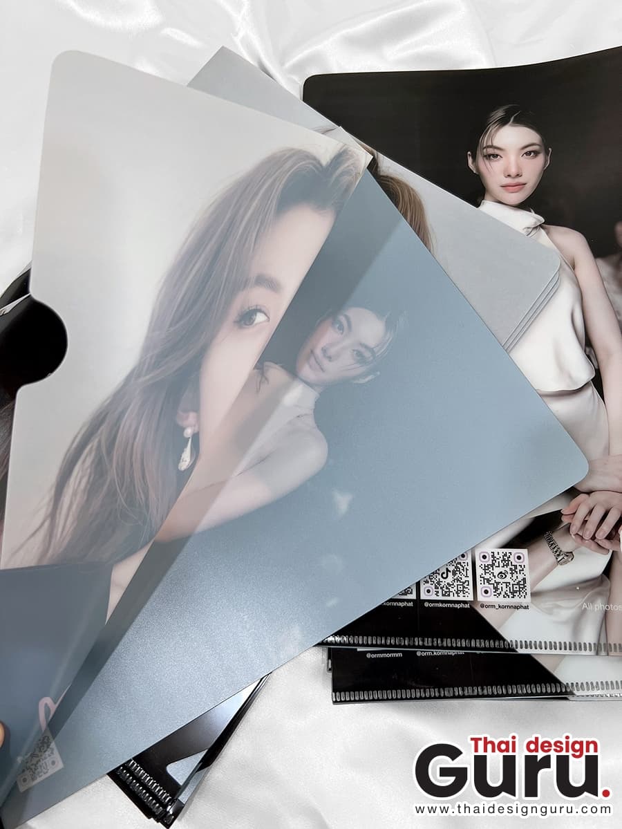 แฟ้มใส่เอกสาร สกรีนลาย แฟ้มใส่เอกสาร