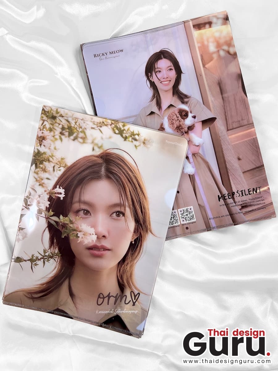 แฟ้มใส่เอกสาร สกรีนลาย แฟ้มใส่เอกสาร