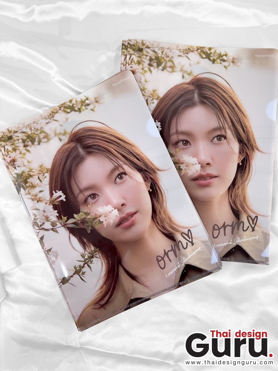 แฟ้มใส่เอกสาร สกรีนลาย แฟ้มใส่เอกสาร