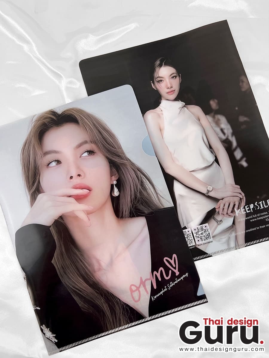 แฟ้มใส่เอกสาร สกรีนลาย แฟ้มใส่เอกสาร