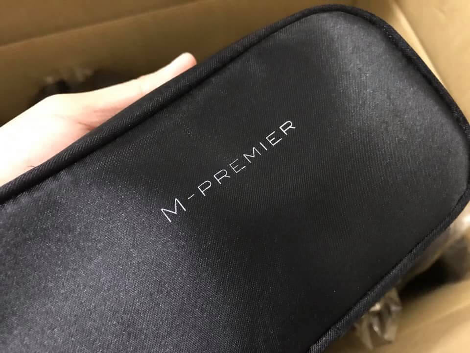 รับทำกระเป๋าผ้า ใส่เครื่องสำอาง ซิปรูด ให้กับ M-premier
