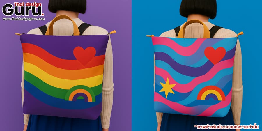 ออกแบบกระเป๋าผ้า LGBTQ+