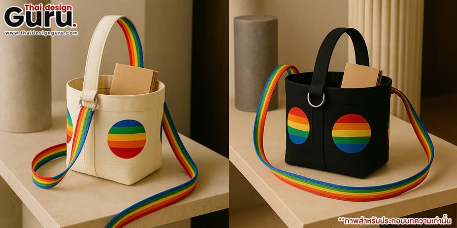 ออกแบบกระเป๋าผ้า LGBTQ+