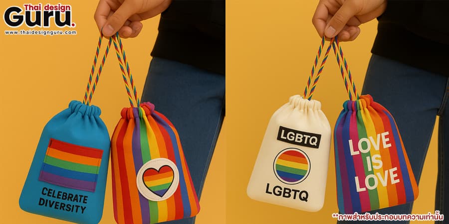 ออกแบบกระเป๋าผ้า LGBTQ+
