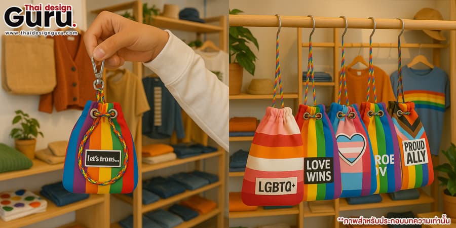 ออกแบบกระเป๋าผ้า LGBTQ+