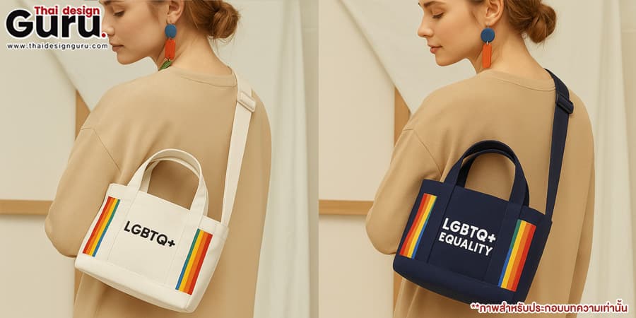 ออกแบบกระเป๋าผ้า LGBTQ+