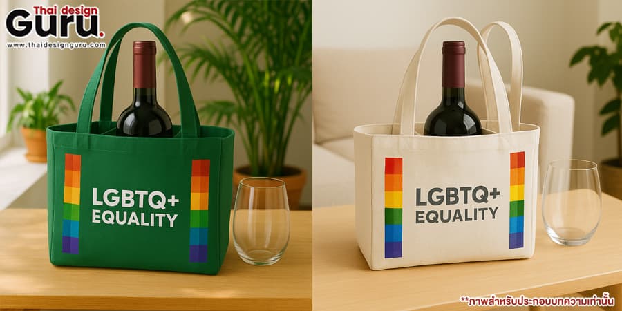 ออกแบบกระเป๋าผ้า LGBTQ+
