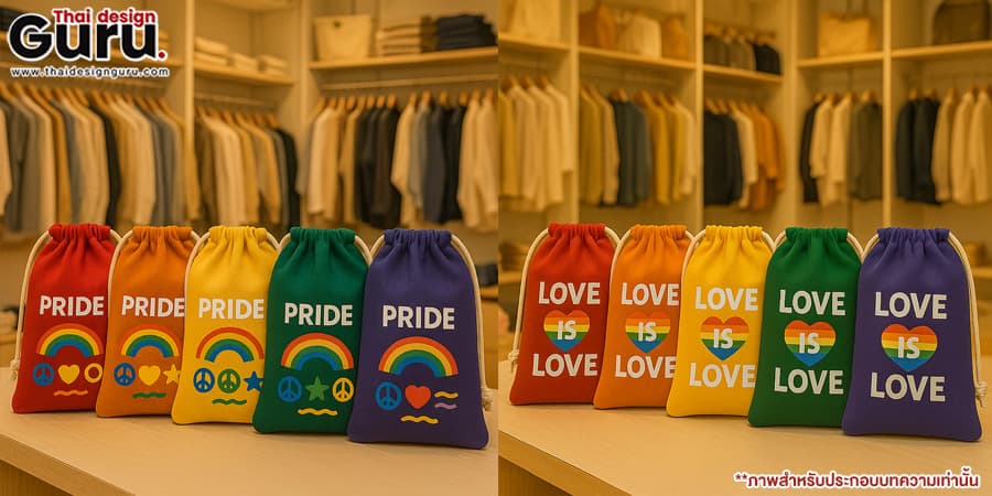 ออกแบบกระเป๋าผ้า LGBTQ+