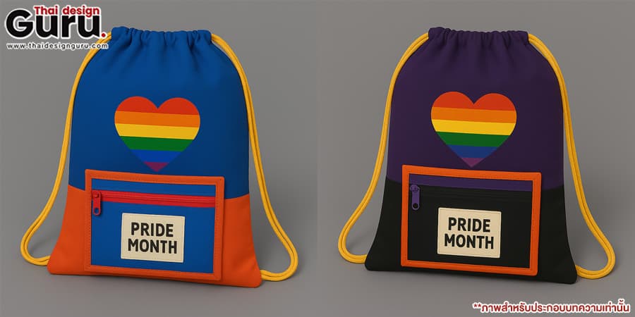 ออกแบบกระเป๋าผ้า LGBTQ+
