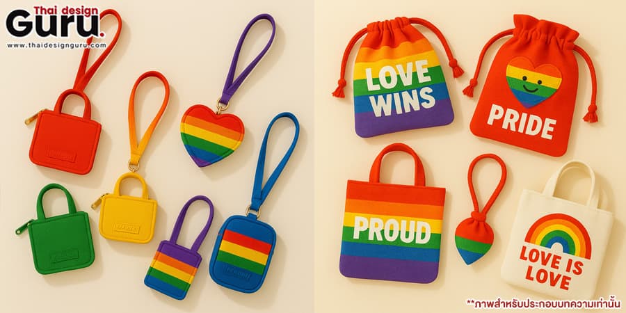 ออกแบบกระเป๋าผ้า LGBTQ+