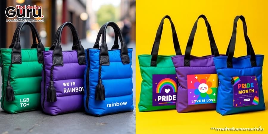 ออกแบบกระเป๋าผ้า LGBTQ+
