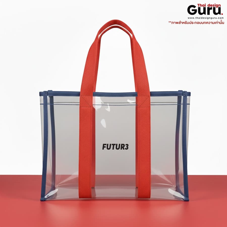 กระเป๋าหูหิ้วผ้า PVC กระเป๋าหูหิ้วผ้า PVC สไตล์แฟชั่น