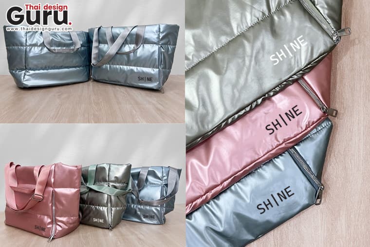 กระเป๋าผ้าทรง fluffy