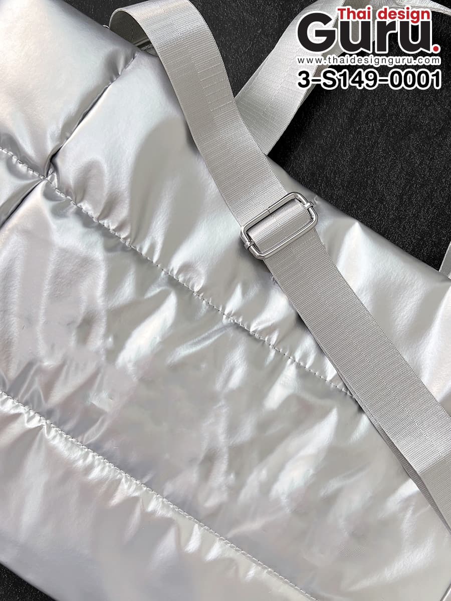 สั่งผลิตกระเป๋าหูหิ้วสีเงิน กระเป๋าหูหิ้วสีเงิน