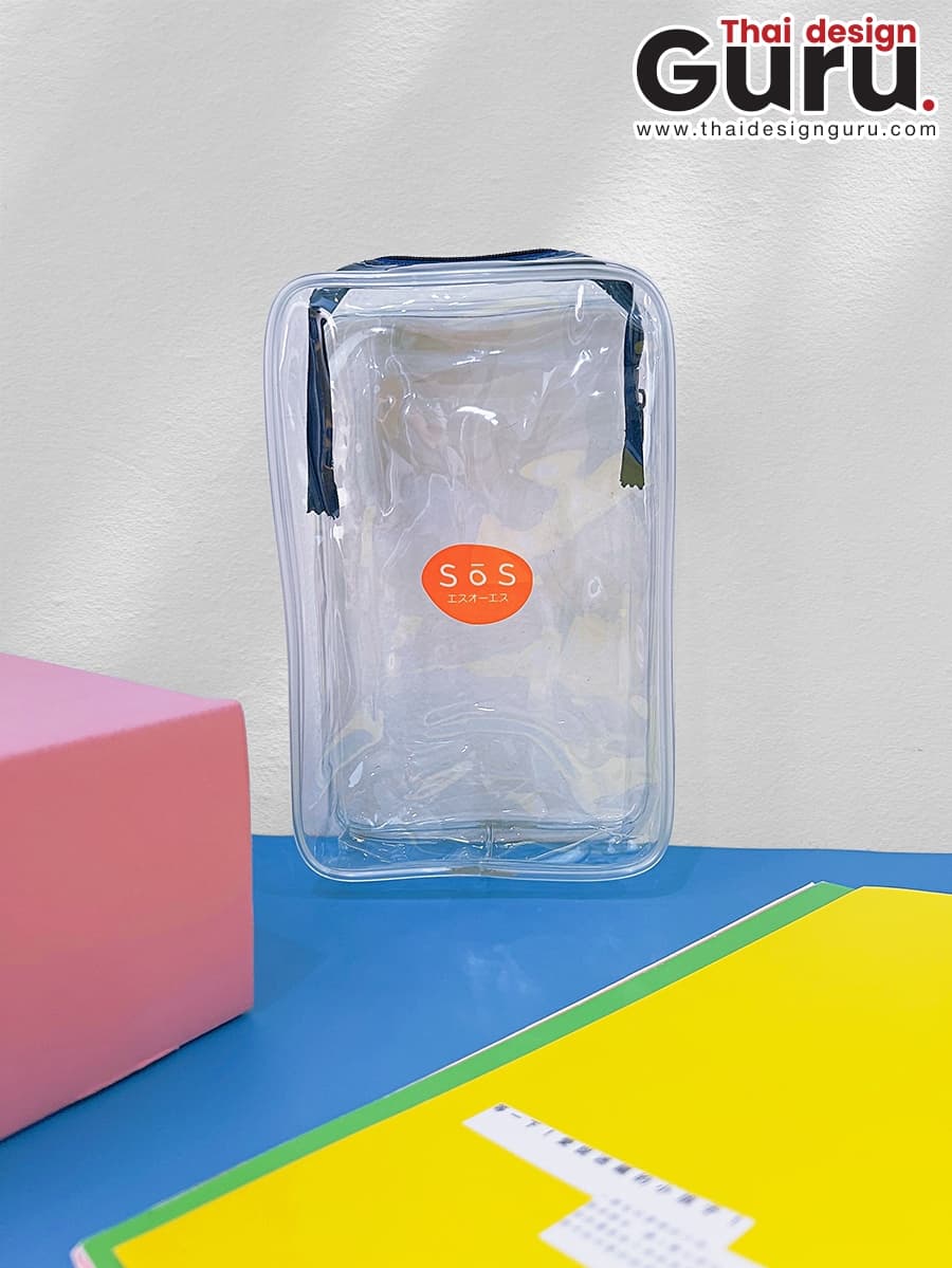 กระเป๋าพลาสติกทรงกล่อง