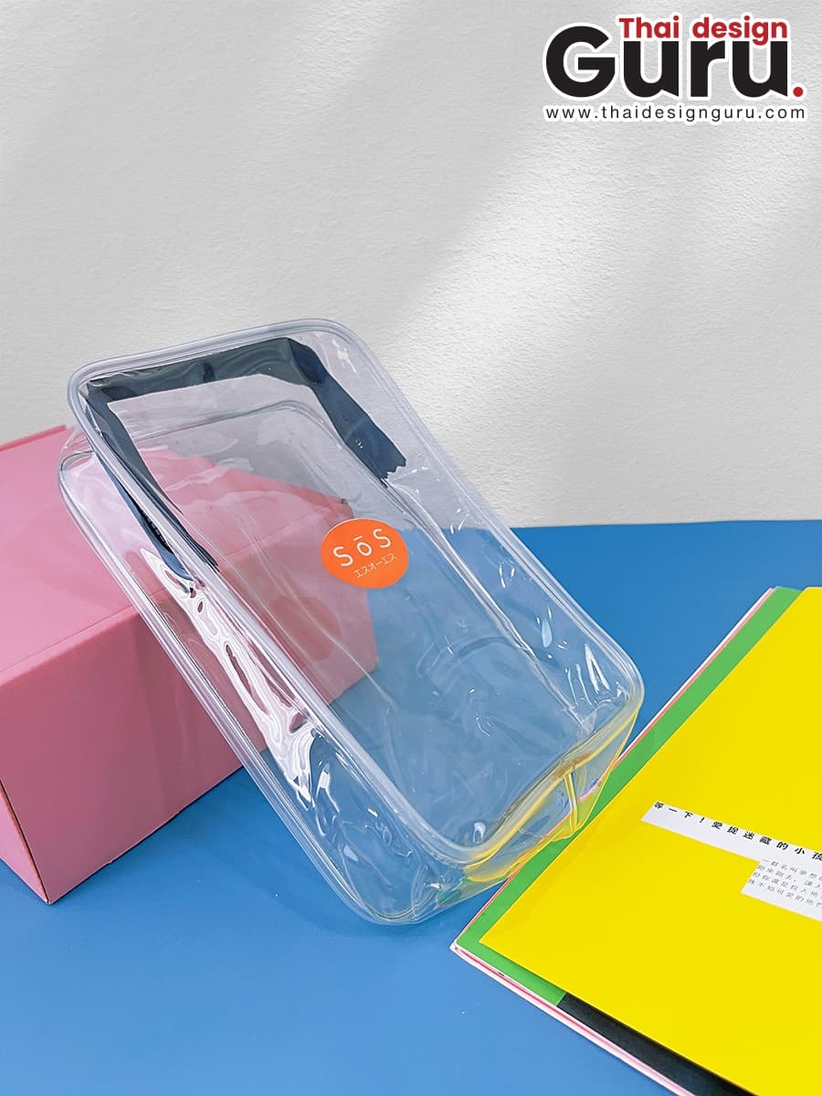 กระเป๋าพลาสติกทรงกล่อง