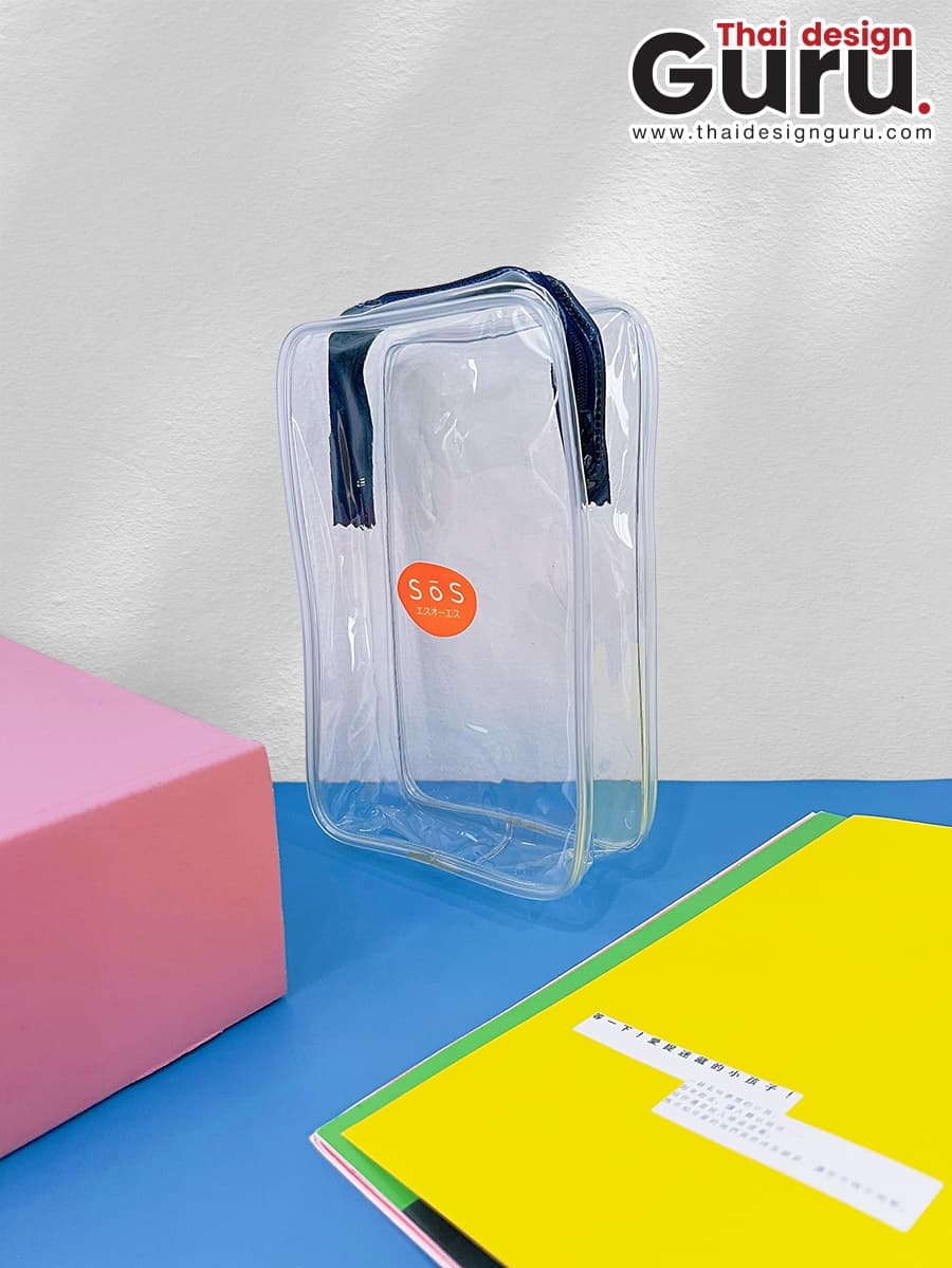 กระเป๋าพลาสติกทรงกล่อง