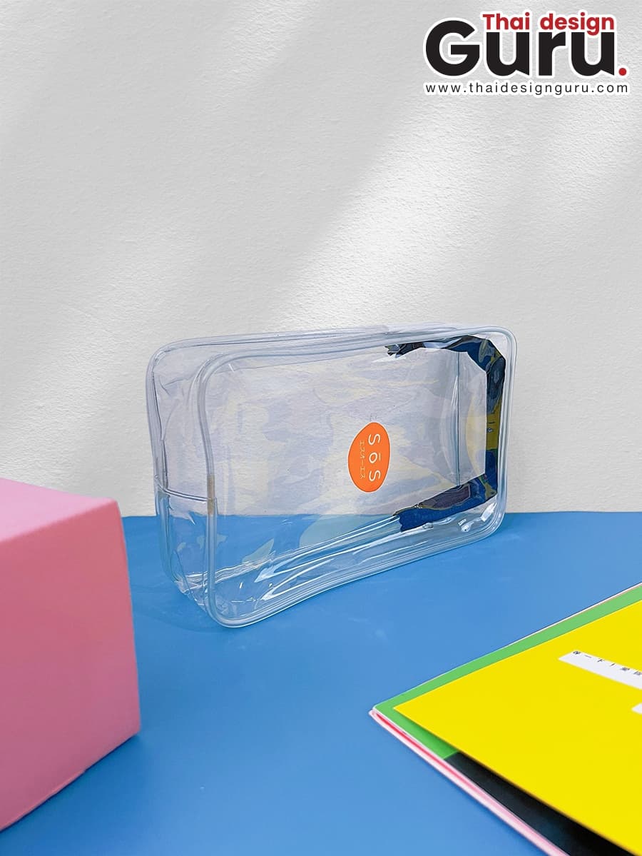 กระเป๋าพลาสติกทรงกล่อง