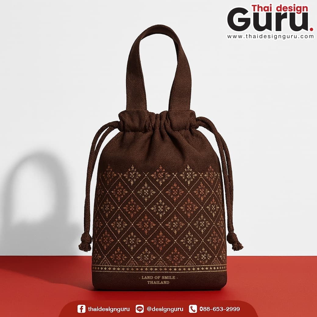 กระเป๋าลายไทย