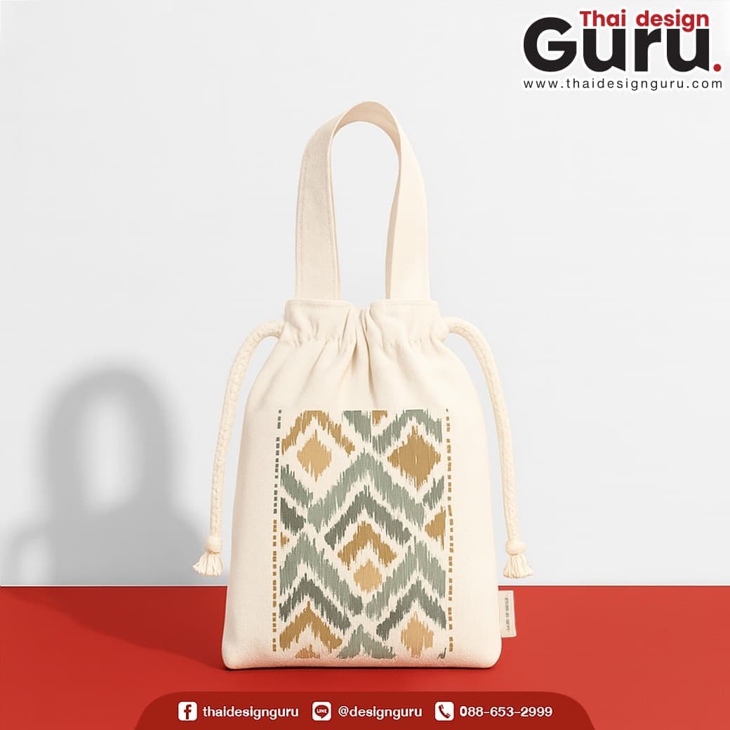 กระเป๋าลายไทย