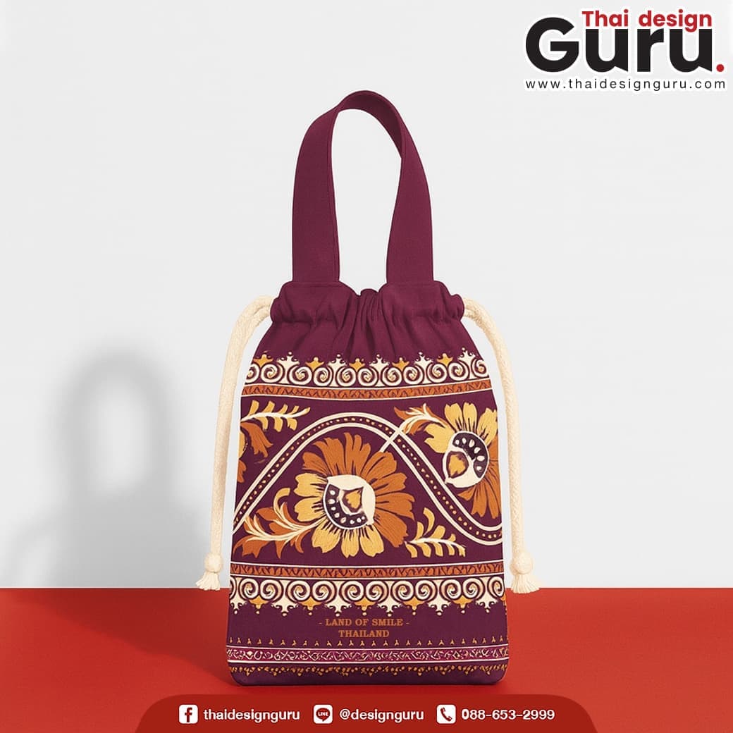 กระเป๋าลายไทย