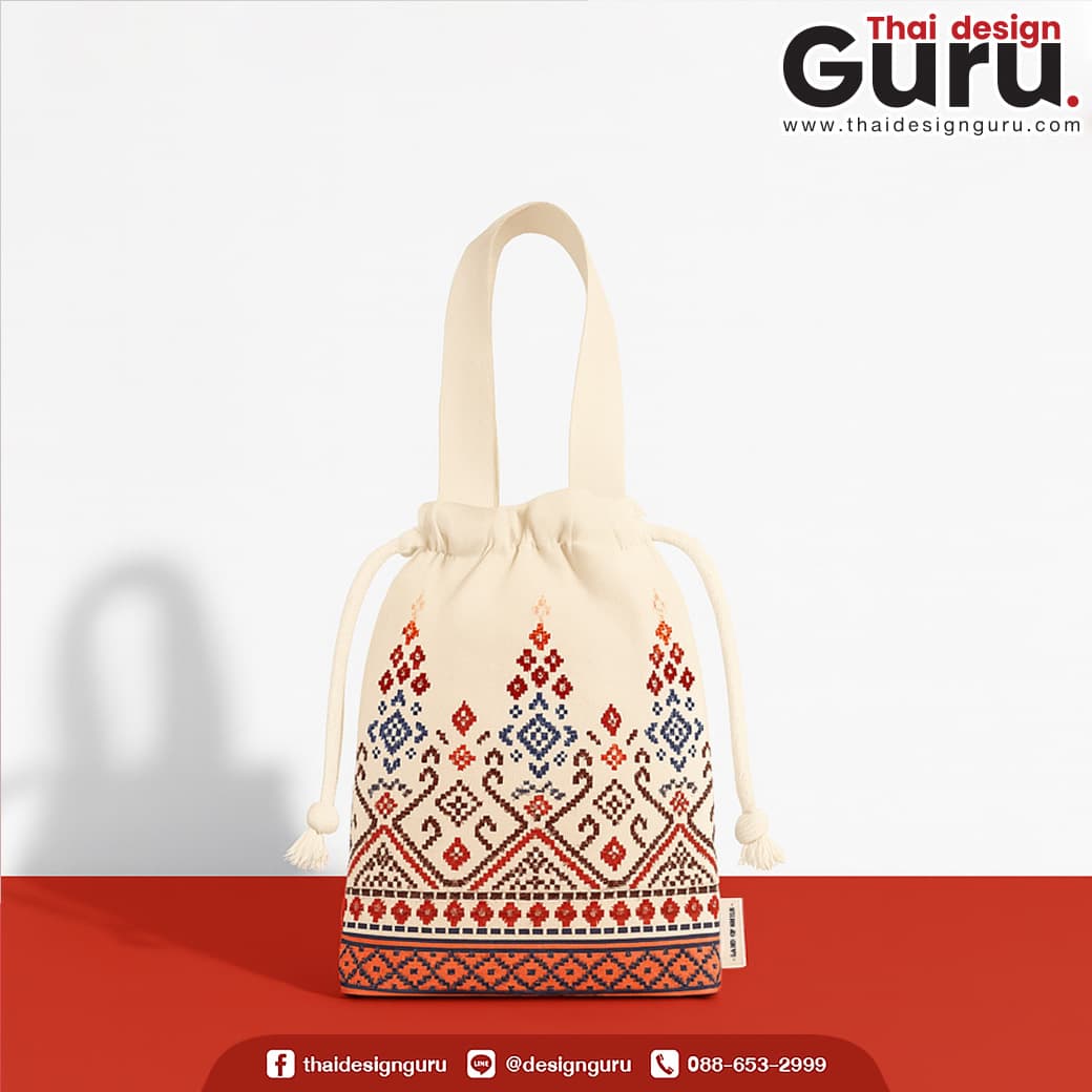 กระเป๋าลายไทย
