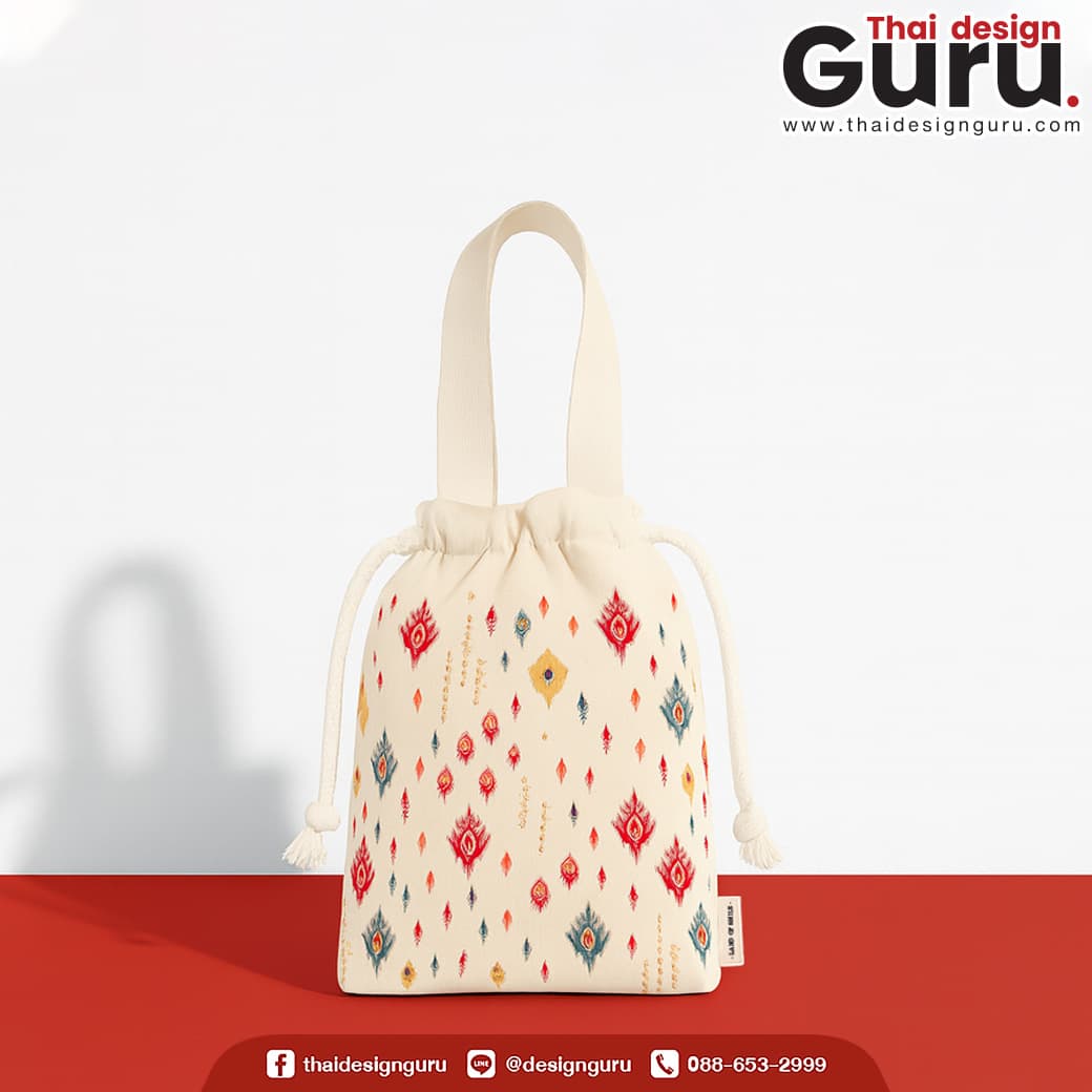 กระเป๋าลายไทย