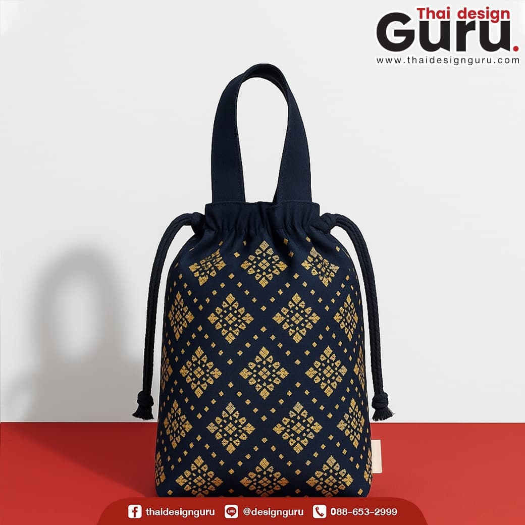 กระเป๋าลายไทย