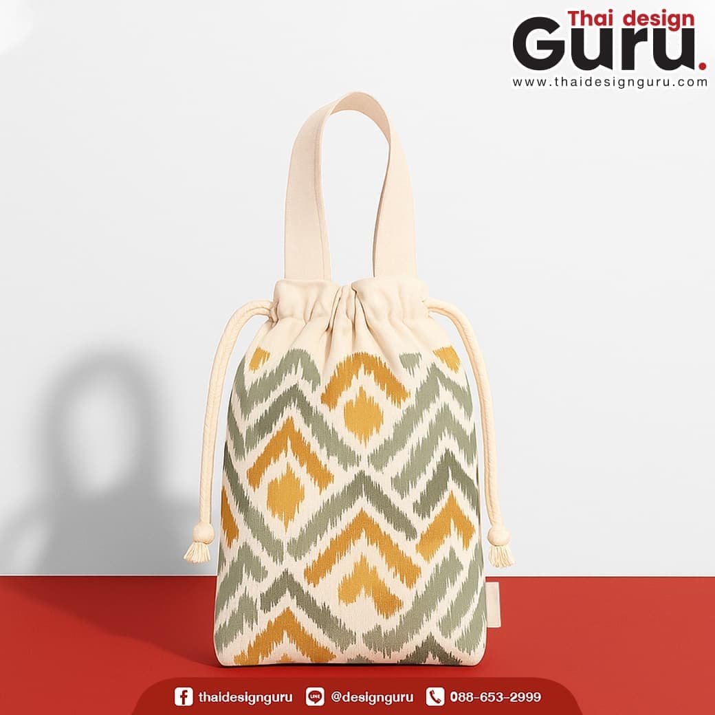 กระเป๋าลายไทย
