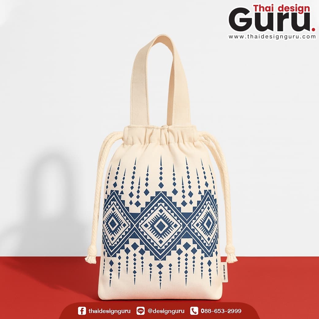 กระเป๋าลายไทย
