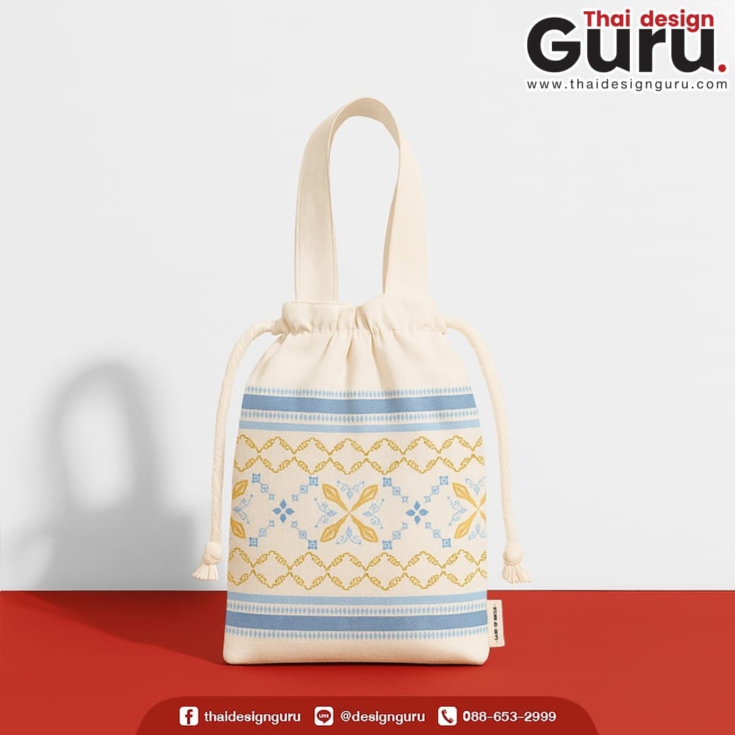 กระเป๋าลายไทย