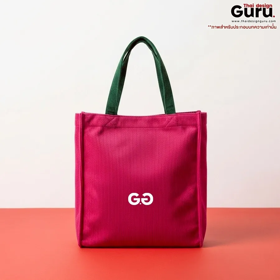 กระเป๋าช็อปปิ้งผ้าพิมพ์ลาย