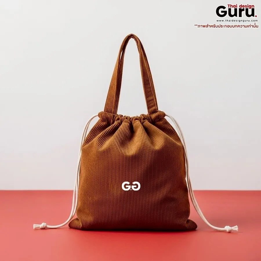 กระเป๋าช็อปปิ้งผ้าขยายก้น