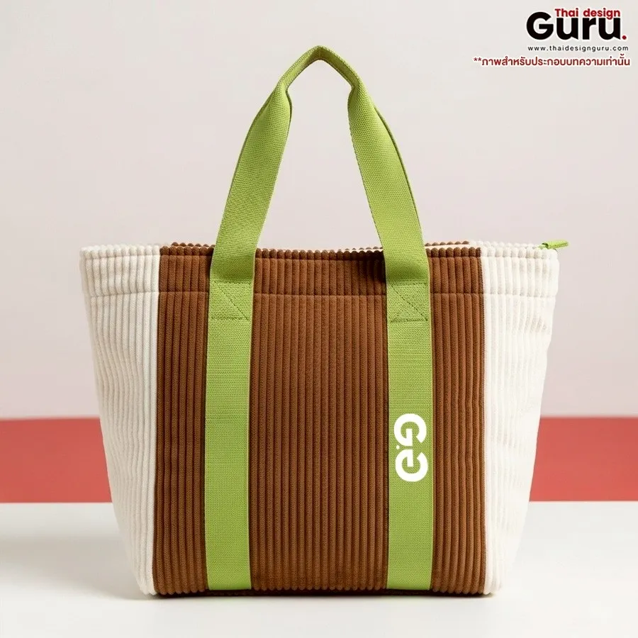 กระเป๋าช็อปปิ้งผ้าพิมพ์ลาย