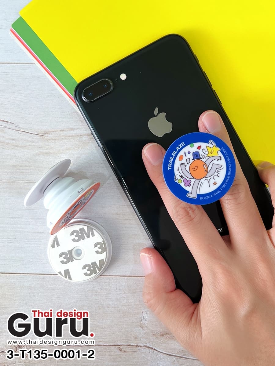 ที่ติดมือถือทรงกลม