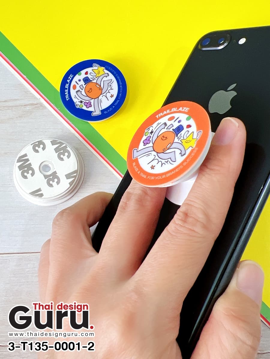 ที่ติดมือถือทรงกลม