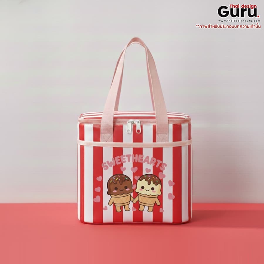 กระเป๋าหูหิ้วทรงกล่อง