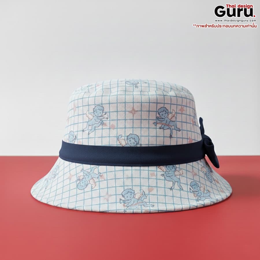 หมวกผ้าทรงบักเก็ต ธีมวาเลนไทน์ หมวกผ้าทรงบักเก็ต