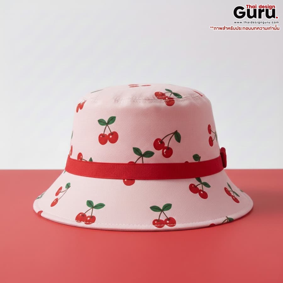 หมวกผ้าทรงบักเก็ต ธีมวาเลนไทน์ หมวกผ้าทรงบักเก็ต