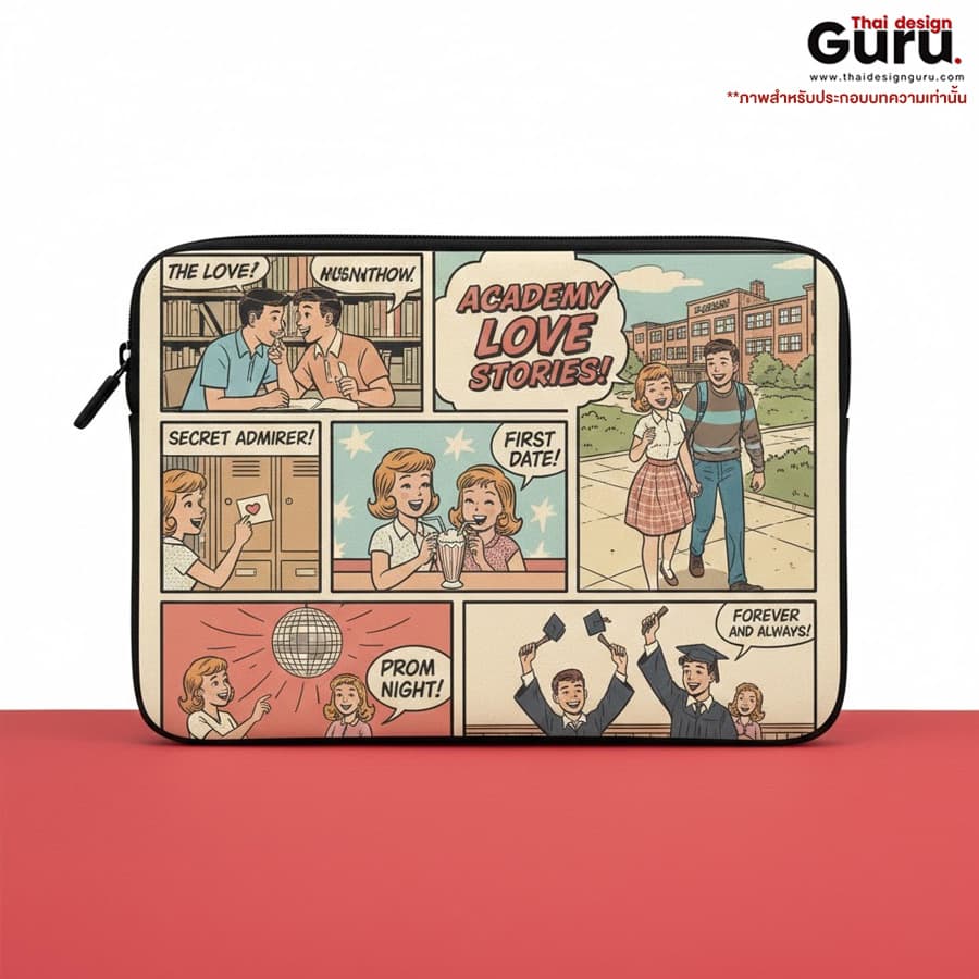 ซองผ้าซิปรูดใส่โน๊ตบุ๊ค