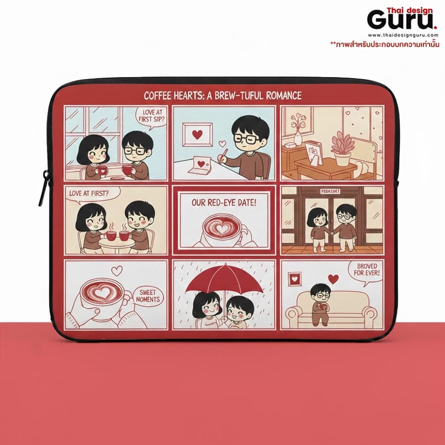 ซองผ้าซิปรูดใส่โน๊ตบุ๊ค